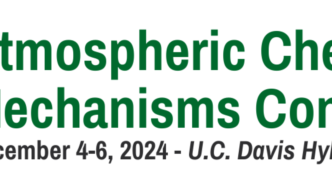 2024 Atmospheric Chemical Mechanisms Conference Air Quality Research